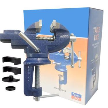 Imagem de Braçadeira de mesa Bench Vise MIKMAYTOO Mini Ferro Fundido Atualizado