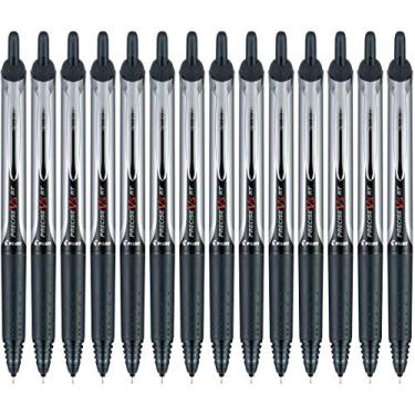 Imagem de Pilot, Canetas esferográficas precisas V5 RT recarregáveis e retráteis, ponta extrafina, 0,5 mm, azul, pacote com 14