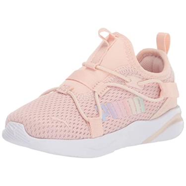 Imagem de PUMA Tênis infantil unissex Softride Rift sem cadarço, Nuvem rosa puma branco, 9 Infant