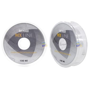 Imagem de Linha Pesca Monofilamento MX Pesca MX Line Extra Strong Transparente 0.28mm 100m