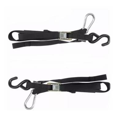 Imagem de Par Cinta Extensor Esticador Presilha Mosquetão Gancho Scud