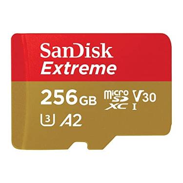 Imagem de S.andisk Cartão de Memória Micro Sd 256gb MicroSd Extreme Velocidade de Leitura de até 190Mbs Velocidade de Escrita até 130Mbs Certificação de Desempenho A2 Aplicativos Classe velocidade Vídeo V30 / No Brasil