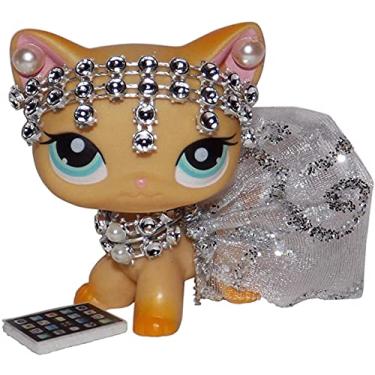 Imagem de NickHouse Acessórios Silver Princess para pequenos animais de estimação gato/cachorro + compatível com Cat Littlest Pet Shop (gato/cachorro não incluído)