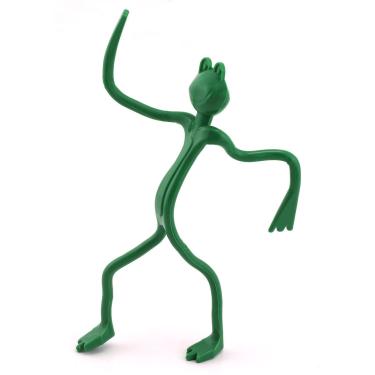 Imagem de SQXBK 10 peças, gravata decorativa para plantas torcida, dobrável, reutilizável, abraçadeiras de jardim torcidas sapo