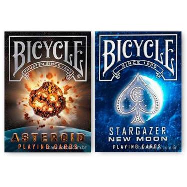 Imagem de Baralho Bicycle Asteroid + Stargazer New Moon (2 Baralhos)
