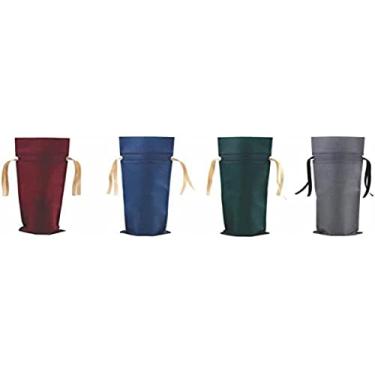 Imagem de Embalagem de TNT Para Garrafa, Packpel, Com Laço, 47x16 cm, Cores Sortidas