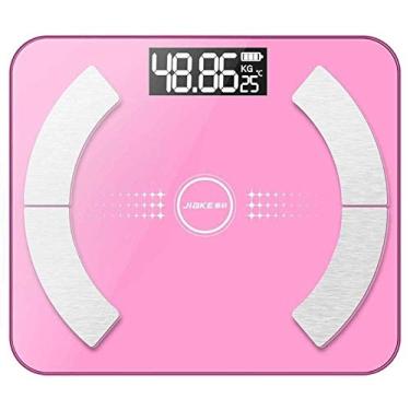 Imagem de balança de peso profissional lcd eletrônico bluetooth balança humana balança antiderrapante balança doméstica balança de peso durável