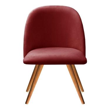 Imagem de Poltrona Gaia Cadeira Pé Palito Madeira Moderna Sala Recepção