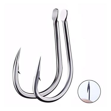 Imagem de Anzóis de pesca 50. PCs. / lote alto aço carbono aço torto fishhook preto liso liso carpa carpa ganchos de pesca conjunto acessórios ferramenta equipamento Acessórios de pesca (Size : 11#)