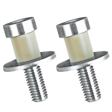 Imagem de UNIGT Trava de porta Striker 38420 compatível com parafusos de trava de porta para 1971-1991 GMC pino de parafuso de porta de caminhão substituir OEM 9601750 - vendido em pares