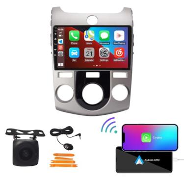 Imagem de [2G + 32G] Carplay Android Auto Touchscreen Autoradio Estéreo Carro Navegação GPS Unidade de Cabeça de Rádio FM WiFi Espelho Link Multimídia Player GPS Rádio DSP para Kia Forte 2008-2017 (mt), se