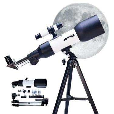 Imagem de Telescopio Astronomico Luneta Telescópica Profissional - Com Tripé de 38cm - Abertura de 60mm,Lentes H20 mm e H6mm, Espelhos Positivo 1,5x e Zênite de 90 graus - BOLYDOOM