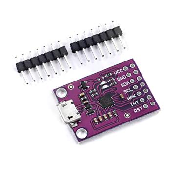 Imagem de Teyleten Robot CP2112 Placa de Depuração USB para SMBus I2C Módulo de Comunicação 2.0 MicroUSB 2112 Kit de Avaliação para Módulo de Sensor CCS811 para Arduino 1 peça