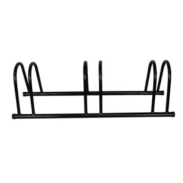 Imagem de Suporte Bicicletário Porta Bike Leve De Chão 3 Vagas Single, Altmayer, Preto