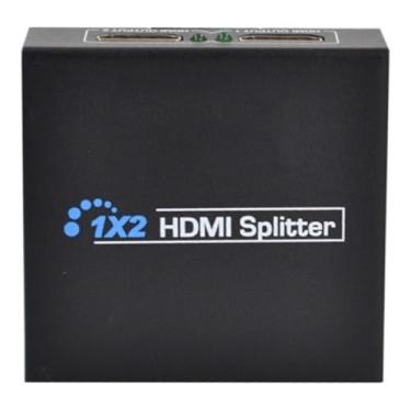Imagem de Divisor Hdmi Splitter 1x2 Full Hd 1080p Multifunções Distribuidor Sinal 3D HDTV 1.4