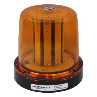 Imagem de Giroled giroflex ambar guincho segurança 12/24v al280 - AUTOPOLI