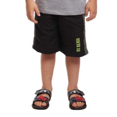 Imagem de Bermuda Tactel Ox Silver Estilo Short, Preto, Verde, 16, Menino