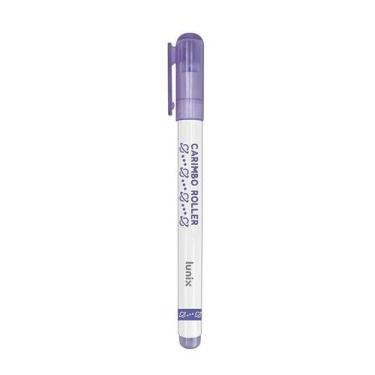 Imagem de Caneta Carimbo Tilibra Roller Lunix CR2 Sortidos, Roxo Planetas