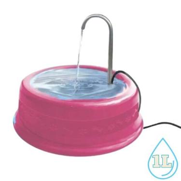 Imagem de Fonte Bebedouro Ultra do Felino Rosa 1L