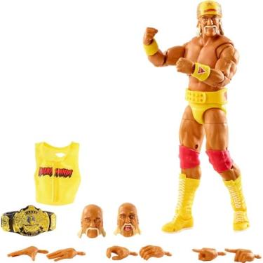 Imagem de WWE Action Figures, WWE Hulk Hogan Ultimate Edition Fan TakeOver Collectible Figure with Accessories, Gifts for Kids and Collectors [Amazon Exclusive]
