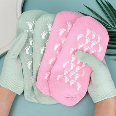 Imagem de Genérico Meias de Máscara para Pés Esfoliantes Hidratante e Esfoliante em Silicone