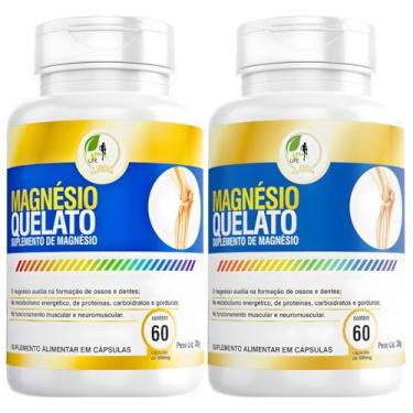 Imagem de KIT C/2 Un. Suplemento Magnésio Quelato 60 cápsulas - Fits Life