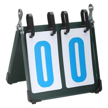 Imagem de PATIKIL Placar flip portátil, 2-Digital Score Keeper Flipper para basquete, futebol, vôlei, tênis, futebol, azul, azul