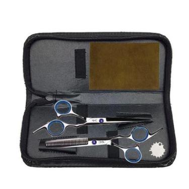 Imagem de Kit 2 Tesouras Cabelo Cabeleireiro Profissional Premium - Geral