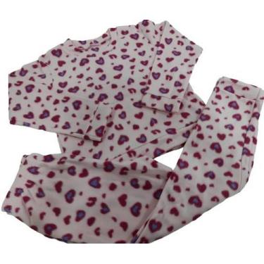 Imagem de Conjunto Soft Menina Inverno Infantil Tam 4 6 8 Pijama Frio - MMS Spor