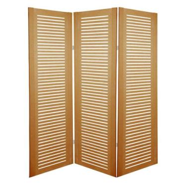 Imagem de Biombo Ripado 3 Folhas sem Pezinhos - ComercialMasul