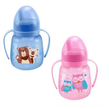 Imagem de Copo Treinamento Bico de silicone Antivazamento com Alça 240ml - Petit