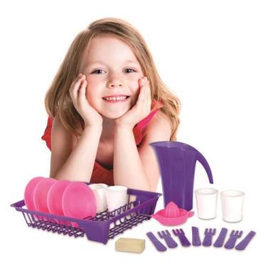 Imagem de Kit Cozinha Infantil Escorredorzinho C/ Acessórios - Nig - Nig Brinque