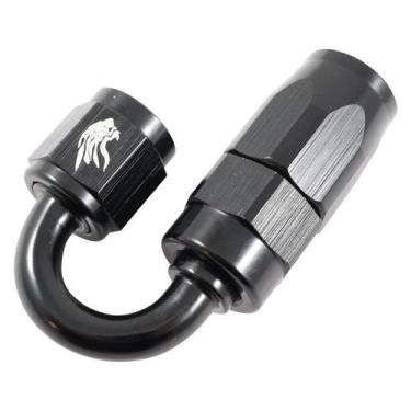 Imagem de Conexão 4AN / AN4 Curva 180 Aeroquip All Black - Cód.7158 - ASLLAN