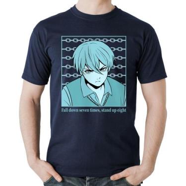 Imagem de Camiseta Algodão Fall Down Seven Times, Stand Up Eight - Foca na Moda,
