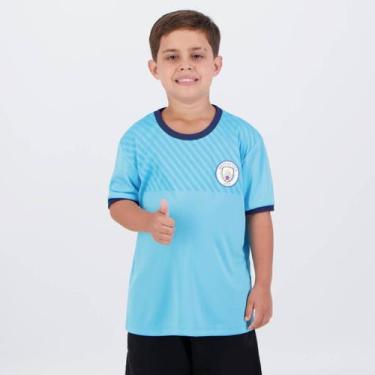 Imagem de Camisa Manchester City Maine Infantil Azul - Braziline, 10 ANOS