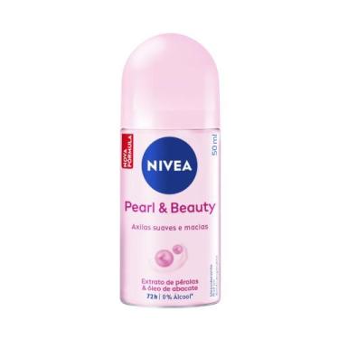 Imagem de Desodorante Antitranspirante Nivea Roll On Pearl & Beauty 50ml