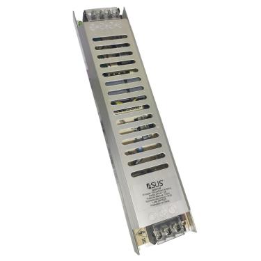 Imagem de Fonte Chaveada Slim Driver 24V 5A Fita de Led Perfil Lustre Camera CFTV Circuito Interno Dispositivo Eletronico Iluminaçao Versatil Multiuso