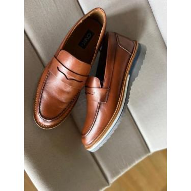Imagem de Sapato Masculino 100% Couro Casual Loafer Monk Estiloso - onix shoes, 