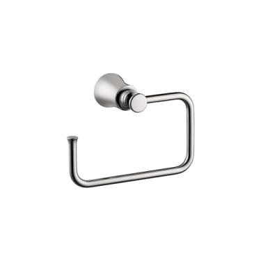 Imagem de hansgrohe Anel de toalha 20,32 cm suporte de toalha transitório cromado, 04786000