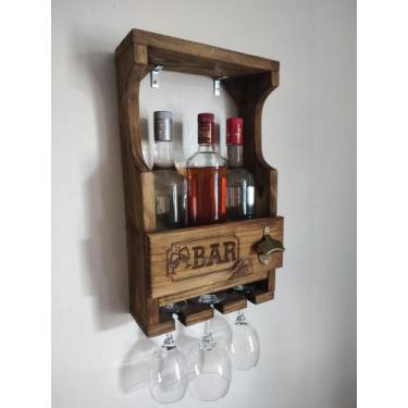 Imagem de Bar  Adega de Parede com Abridor 29x45 - Ba2945 - Estilo Rustico sapir