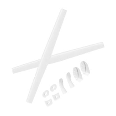 Imagem de Boldbright Kits de borracha de substituição para fones de ouvido e nariz compatíveis com óculos de sol Oakley Juliet - Branco