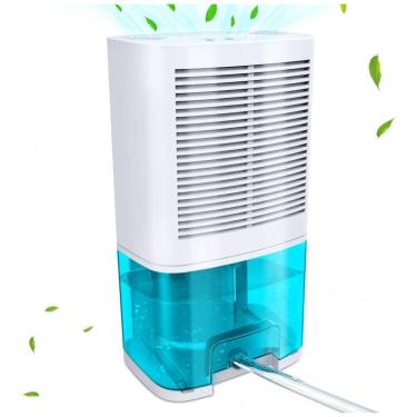 Imagem de Desumidificador Portátil de 2L com Mangueira de Drenagem, Área 30 m2, LEVOAIR YXTX 607D, Branco