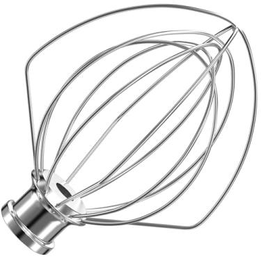 Imagem de XINCAN Acessório de chicote de 6 fios de aço inoxidável k5a para misturador de tigela kitchenaid Tigela de 5 quartos, substituto de batedor de aço inoxidável para misturador auxiliar de cozi