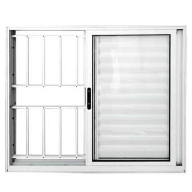 Imagem de Veneziana 3 Folhas C/GRADE 1.00X1.20 Branca L.18 Modular - RV PORTAS E