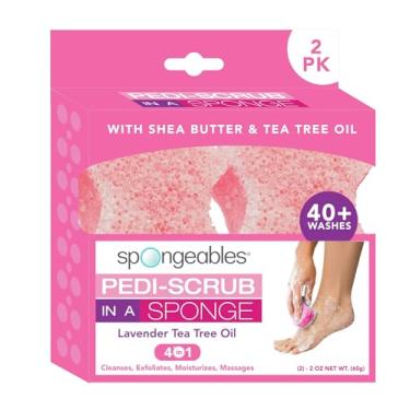 Imagem de Pedi-Scrub In A Sponge Lavender Tea Tree Oil (2 - PACK)