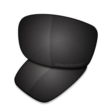 Imagem de SAUCER Lentes de reposição premium para óculos Oakley Crosslink Switch OX3128 53 mm High Defense - preto carbono polarizado