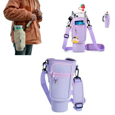 Imagem de Case Capa Neoprene C/Alça Ombro Mão Garrafa Stanley e Outros - Case Cu