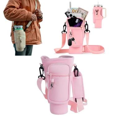 Imagem de Case Capa Neoprene C/Alça Ombro Mão Garrafa Stanley e Outros - Case Cu