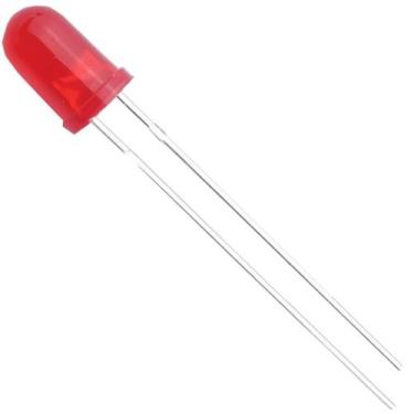 Imagem de 20x Led Vermelho Difuso 5mm - Casa da Robótica