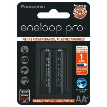 Imagem de Pilha Recarregavel Eneloop Pro 2550Ma Aa Blister Com 2 Bk-3H